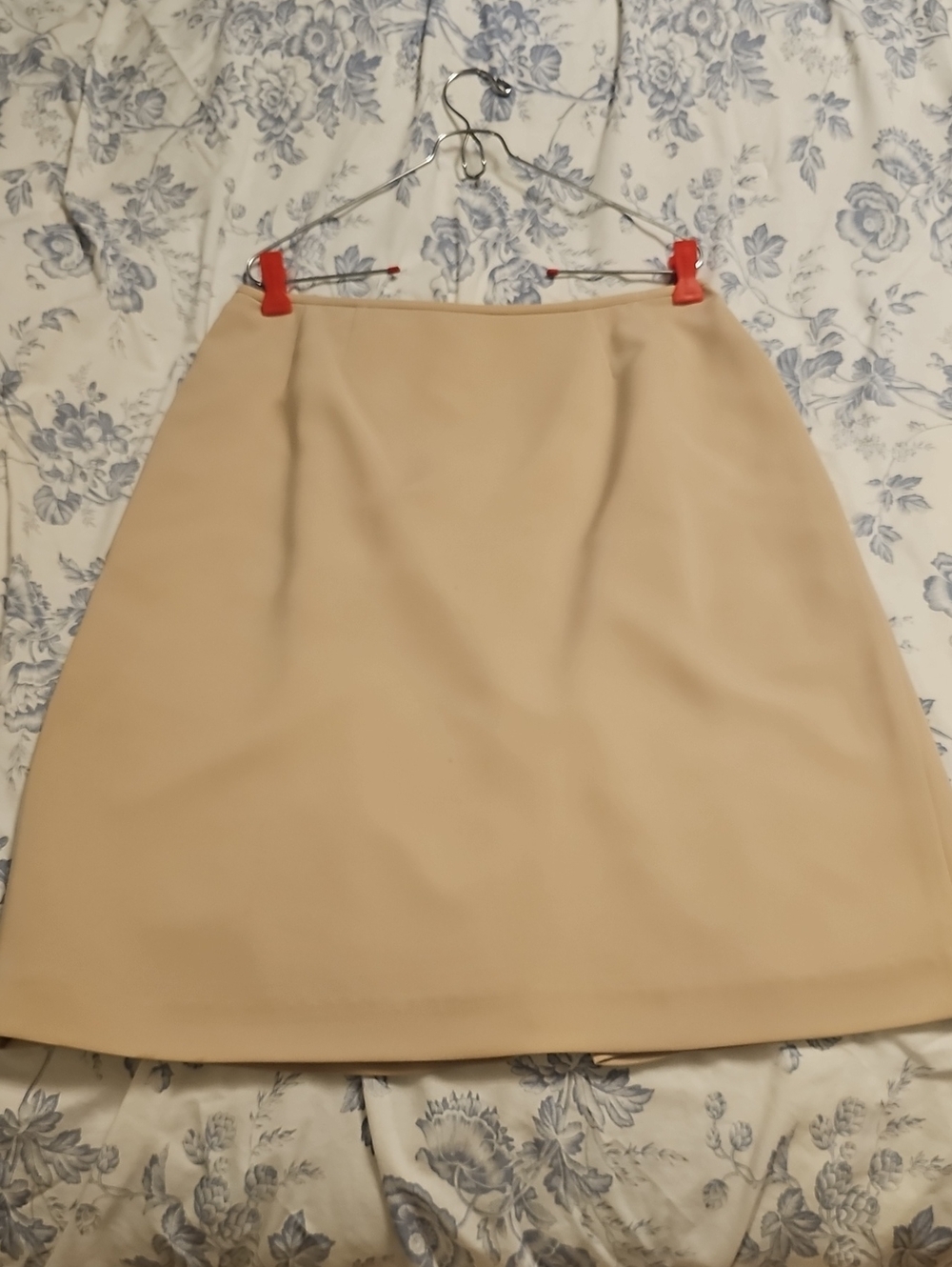 Classic A-Line Cream Skirt